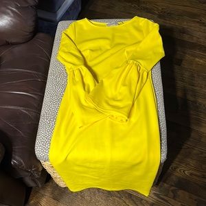 Yellow Midi Dress